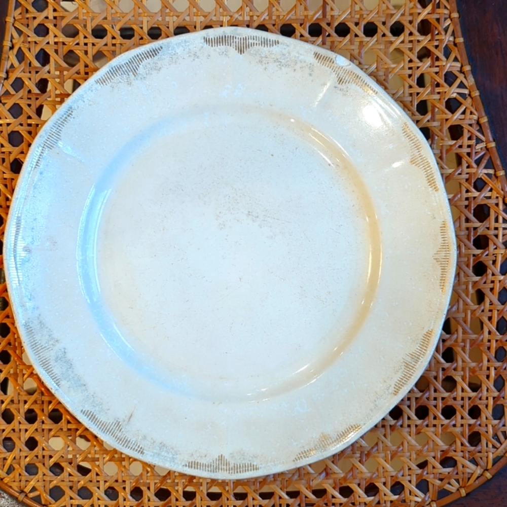 Antique Clinchfield Ironstone Plate